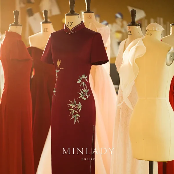 Cheongsam Jiangnan Mother's New Mother-in-Law High-End Wedding Banquet Red Dress Summer